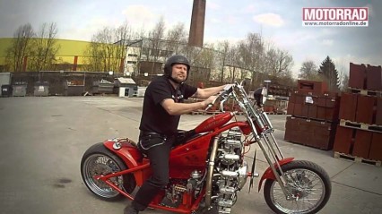 Radial Engine Strapped To A Motorcycle – BONKERS BUILD