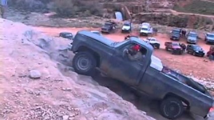 Redneck Truck Fail On Potato Salad Hill Moab! Bad Roll Over!