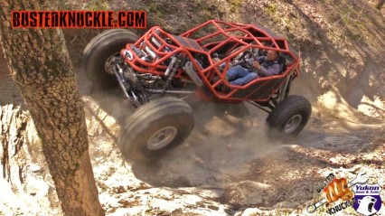 ROCKAHOLIC BUGGY HITS TUB ROCK ON THE LIMITER