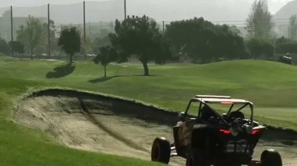 Ronnie Renner Thrashes Golf Course on his KTM Motorcycle and Polaris RZR