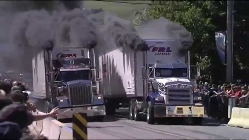 Semi Truck Drag Racing Might Be The Most Badass Thing Ever!