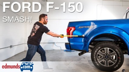 SLAMMING An Aluminum 2015 Ford F-150 With A Sledgehammer