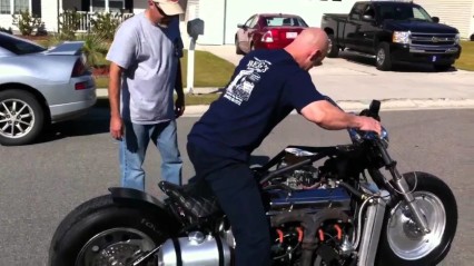 Small Block Chevy In A Motorcycle!! This Is CRAZY!!
