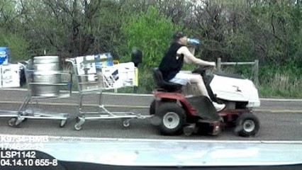 Steve’s Lawnmower DUI with 10 Stolen Shopping Carts