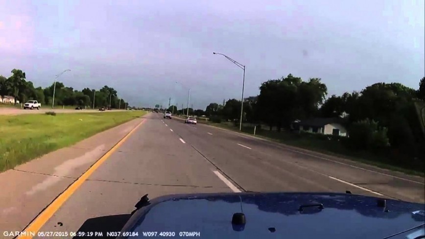 Stolen Jeep Dash Cam - High Speed Chase & Crash