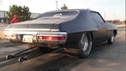 Street Outlaws Big Chief Testing on the Street Before the Twin Turbos