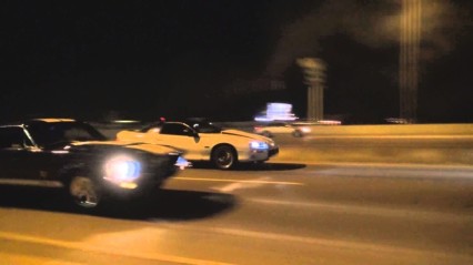 Street Race Gone Bad – Mustang vs Twin Turbo Camaro