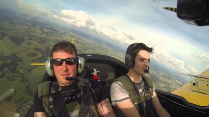 Stunt Pilot Takes His Friends For An INSANE Ride!