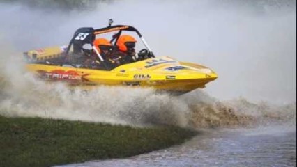 Superboat Race Gets CRAZY When Boat Does A Full 360 In The AIR