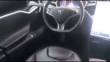 Tesla Autopilot Highway Test FROM THE BACK SEAT!