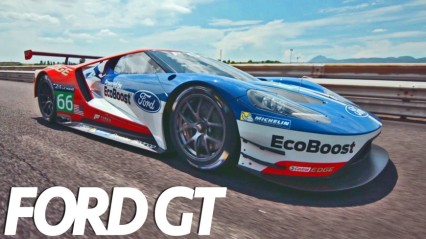 The ALL NEW 2017 Ford GT Race Car – First Driving