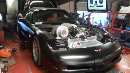 The Giant Turbo Legend “DEATH VETTE” on the DYNO
