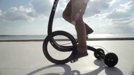 The Halfbike II – A Peddle Powered Vehicle Designed To Improve The Rider’s Balance