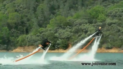 The JETOVATOR, Flying, Water Powered Bike