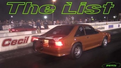 The List: Cash Race Wild Mustang vs Screaming Corvette
