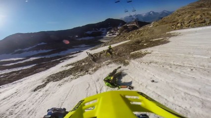 The Most Carnage Packed Bike Race EVER – Megavalanche Glacier