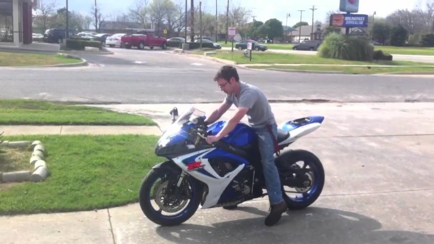 The Slowest Motorcycle Fail Ever Caught on Camera