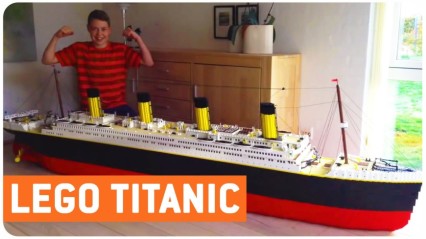 THE TITANIC Built out of THOUSANDS of Legos!