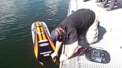 The Turbine Powered RC Boat Is Out Of This WORLD!