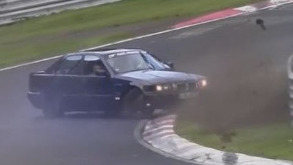 This BMW Driver Almost Destroys his E36
