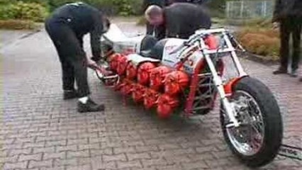 This Chainsaw Powered Bike is NUTS
