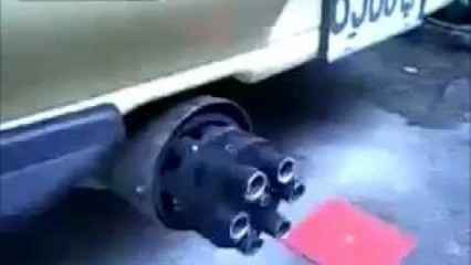 This Gatling Gun Exhaust is too Cool to be True!