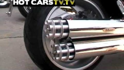 This Gatling Gun Exhaust will Make your Ride a Head Turner!