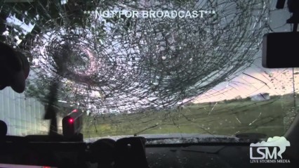 This is What Happens When HAIL The Size Of Baseballs Hits Your Car!
