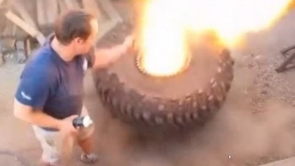Tire Mounting Gone Wrong – Big Explosion