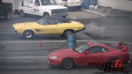 Toyota Supra vs Dodge Challenger