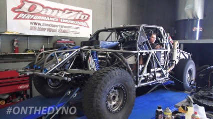 Trophy Truck Dyno Pull With Horsepower Numbers
