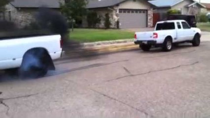 Tug-Of-War!!! Dodge Diesel vs Ford Ranger!