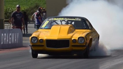 Twin Turbo 1970 Camaro Nearly Cracks 200MPH In The 1/4 Mile