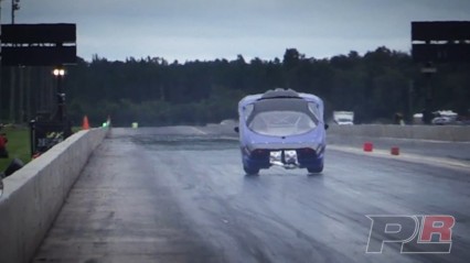 Twin Turbo Camaro Does Huge Wheel Stand! In Car Footage!