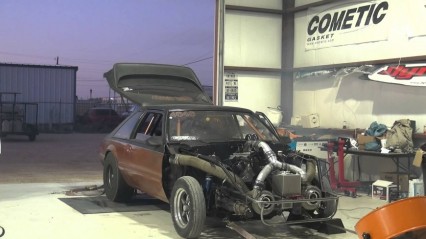 Twin Turbo Mustang Blows Engine on the Dyno