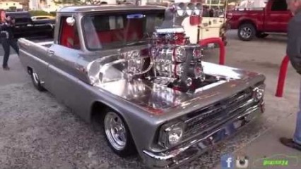 Two Blowers for the Price of One! INSANE Twin Blown C10 Truck!