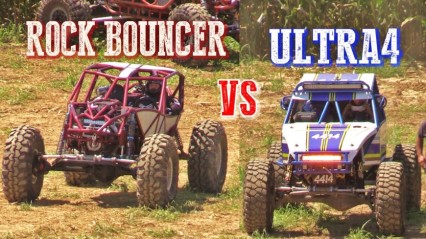 ULTRA4 vs ROCK BOUNCER – HILL CLIMB DRAG RACING