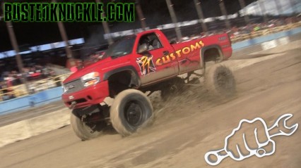 VERMONSTER 4×4 MEGA TRUCK TIRE TOW COMPETITION