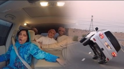 Vitaly Pranks His Mom in Dubai – Insane Car Flip Prank!