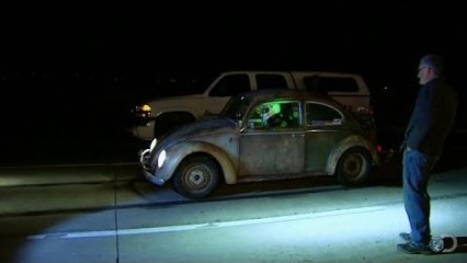VW Dung Beetle Street Outlaws Making a Test Pass