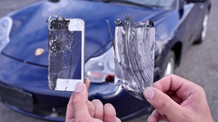 What Happens When you Use iPhones as… Brake Pads?