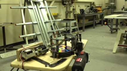 When Bored in the Shop a CD Gun is Created!