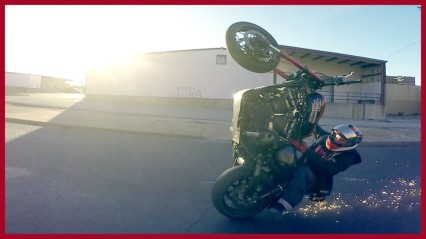 When Showing Off In Front Of The Camera Goes Bad – Harley Accident