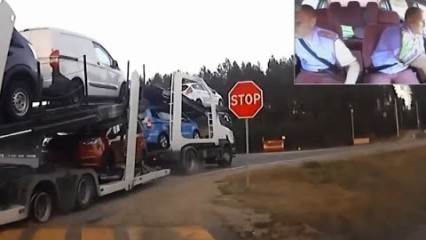 Wild Police Chase of Drunk Truck Driver