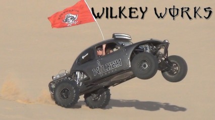 WILD VW Bug Rail RIPS Up Glamis Sand Dunes!
