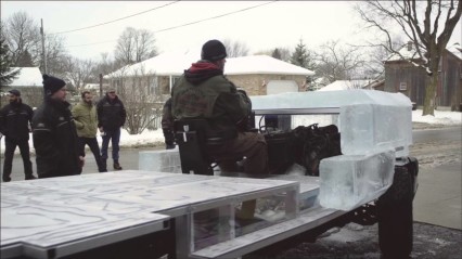Working Truck Constructed of ICE – NO AC Needed