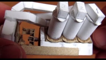 Working V6 Engine Made Of Nothing But Paper!