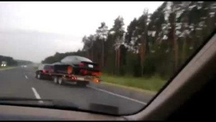 WORST NIGHTMARE – Car Gets LOOSE And Flips The Trailer!!