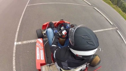 YZ 450 Shifter Kart Has Too Much Power!! Lifting Wheels With Ease!