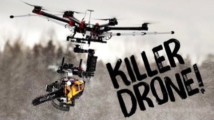 KILLER DRONE! This Flying Chainsaw Might Be The Most Dangerous Droner Ever!